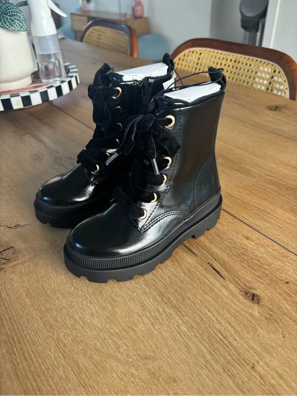 Kids Lace Up Boots